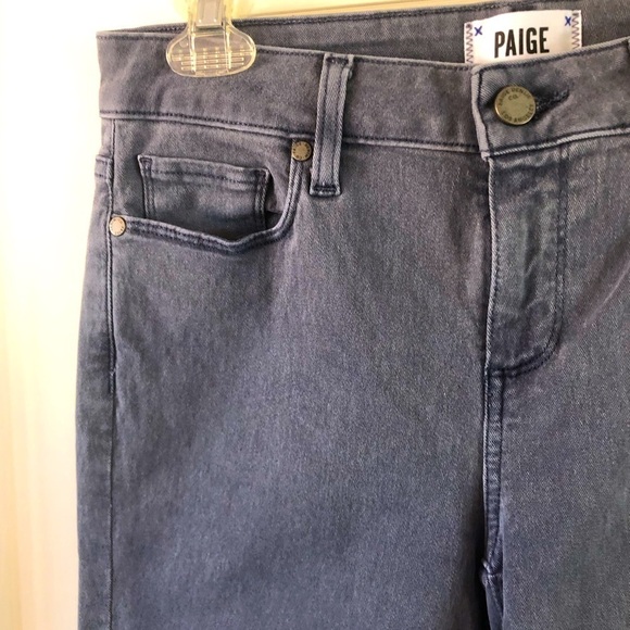 PAIGE Verdugo ankle skinny jeans faded navy women’s size 28 mid-rise - Picture 3 of 12